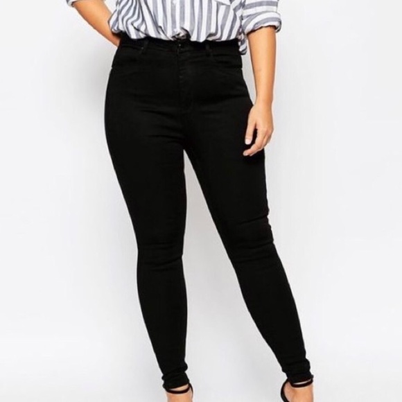 ASOS Curve Denim - ASOS “Sculpt Me” Black Jeans